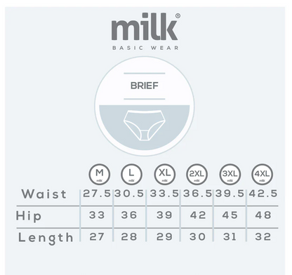 Plain Brief - Pack of 3