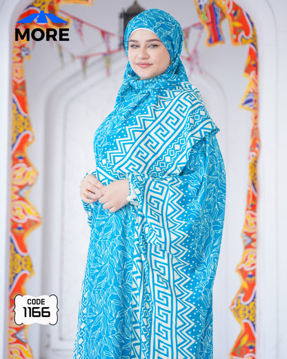 إسدال فراشة صلاة حريمي واسع – كود 1166