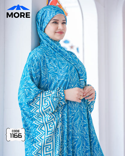 إسدال فراشة صلاة حريمي واسع – كود 1166