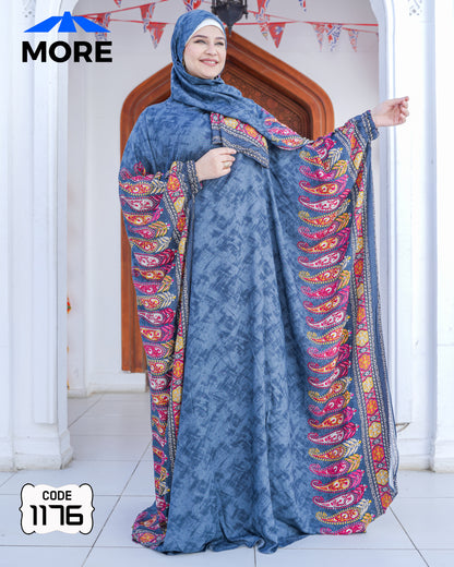 إسدال فراشة صلاة حريمي واسع – كود 1176