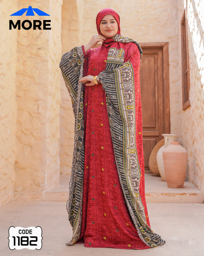 إسدال فراشة صلاة حريمي واسع – كود 1182