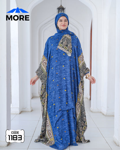 إسدال فراشة صلاة حريمي واسع – كود 1183