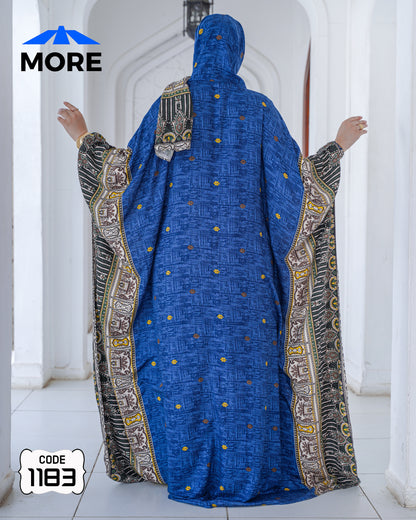 إسدال فراشة صلاة حريمي واسع – كود 1183