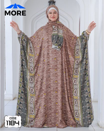 إسدال فراشة صلاة حريمي واسع – كود 1184