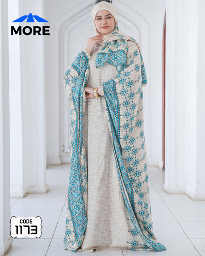 إسدال فراشة صلاة حريمي واسع – كود 1173