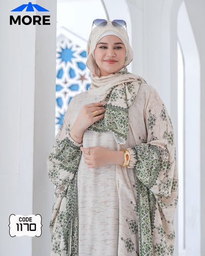 إسدال فراشة صلاة حريمي واسع – كود 1170