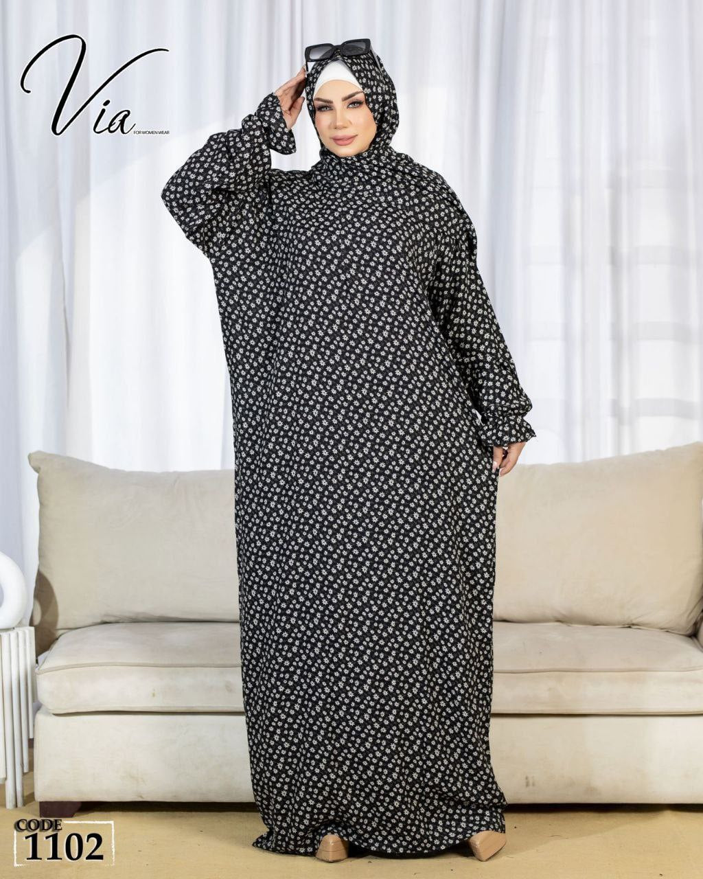 إسدال منقوش 1102