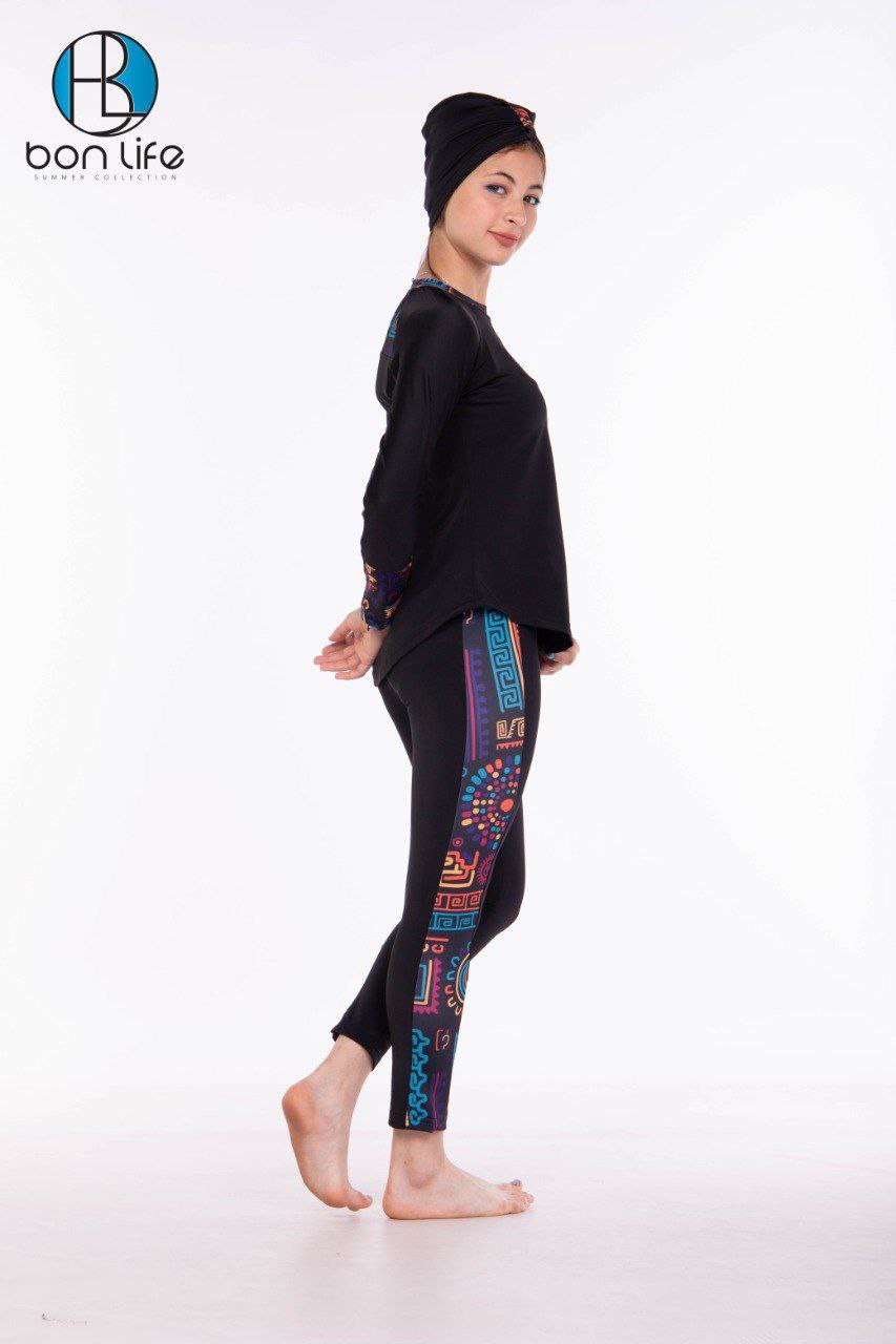 Bon Life Teen Burkini - Code: 1502 | بوركيني بناتي سن محير - بون لايف كود 1502