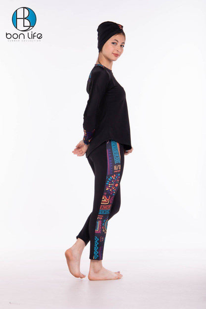 Bon Life Teen Burkini - Code: 1502 | بوركيني بناتي سن محير - بون لايف كود 1502