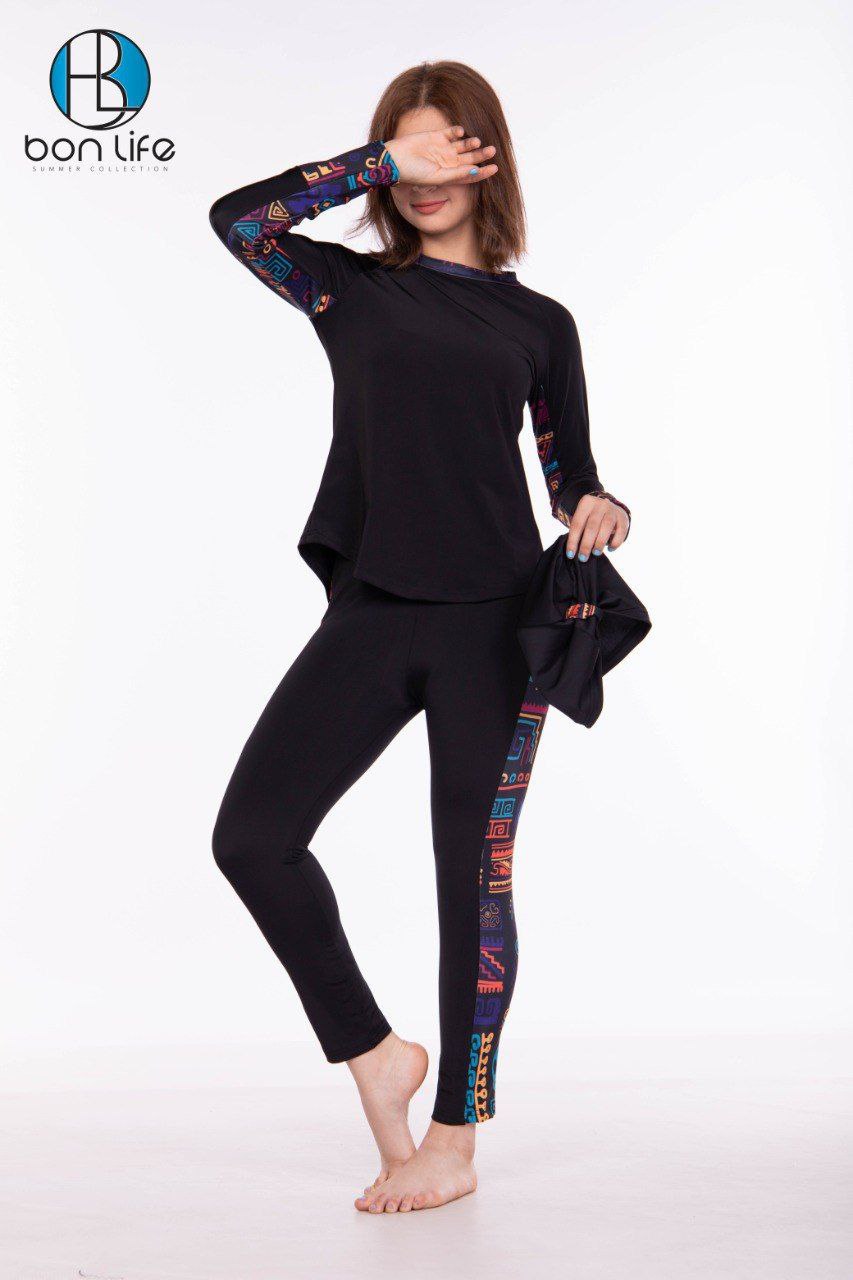 Bon Life Teen Burkini - Code: 1502 | بوركيني بناتي سن محير - بون لايف كود 1502
