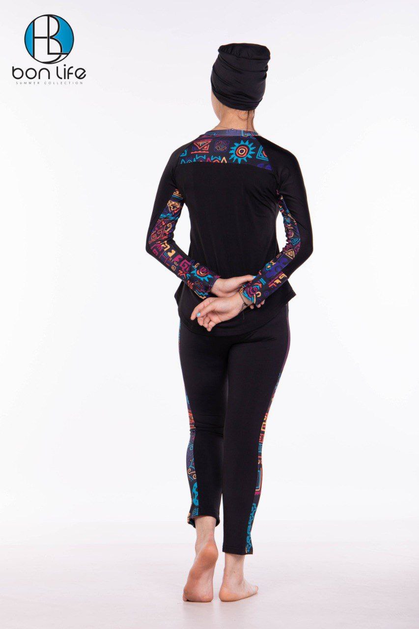 Bon Life Teen Burkini - Code: 1502 | بوركيني بناتي سن محير - بون لايف كود 1502