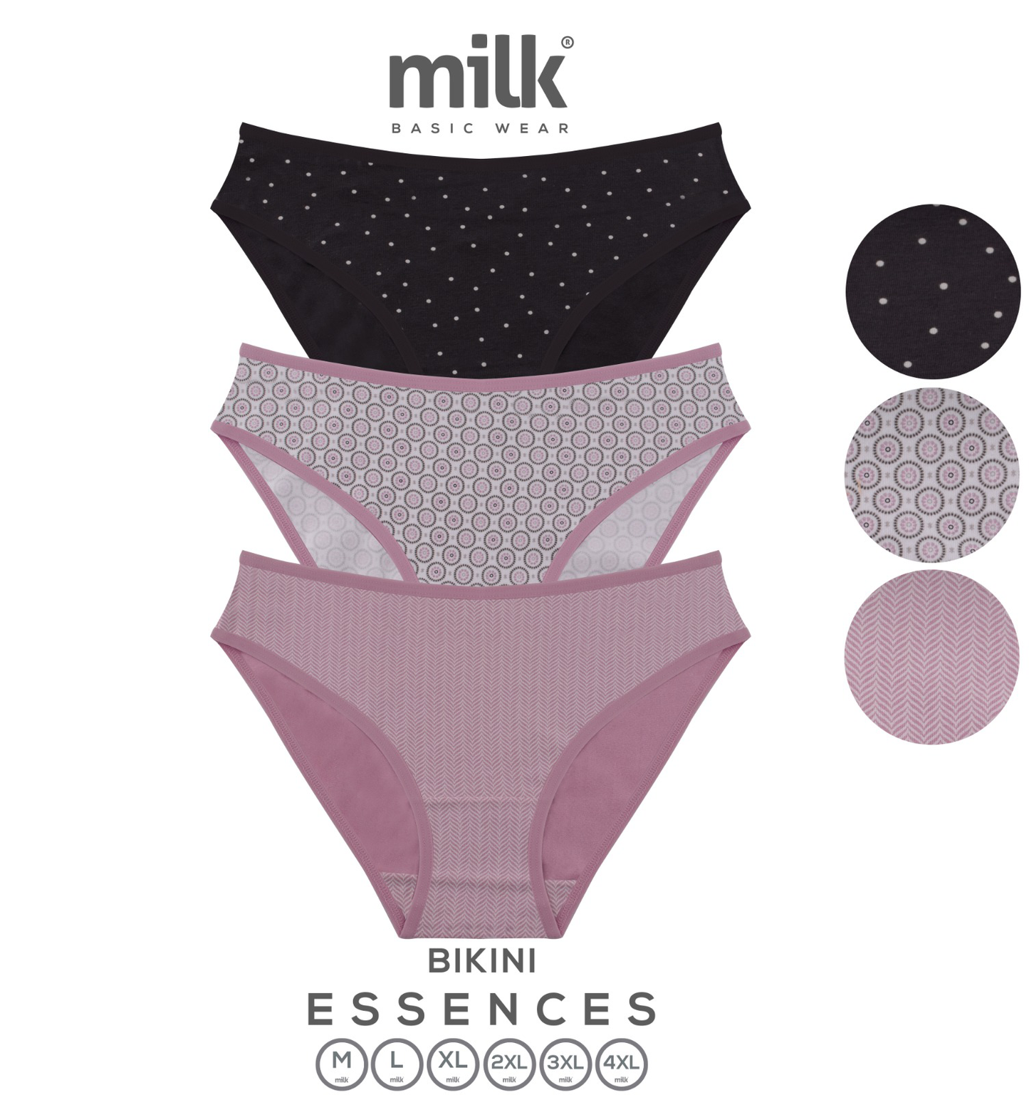 Printed Bikini - Pack of 3