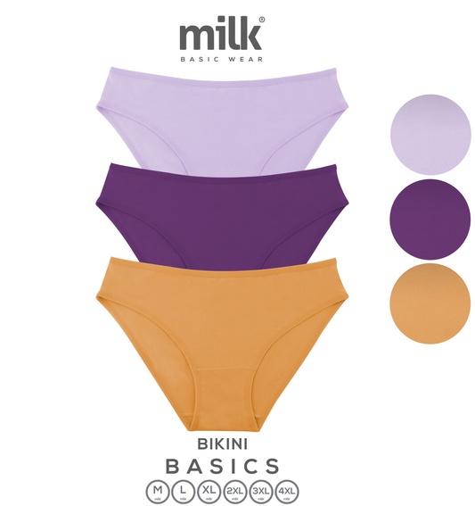 Plain Bikini - Pack of 3