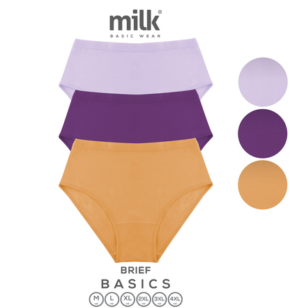 Plain Brief - Pack of 3